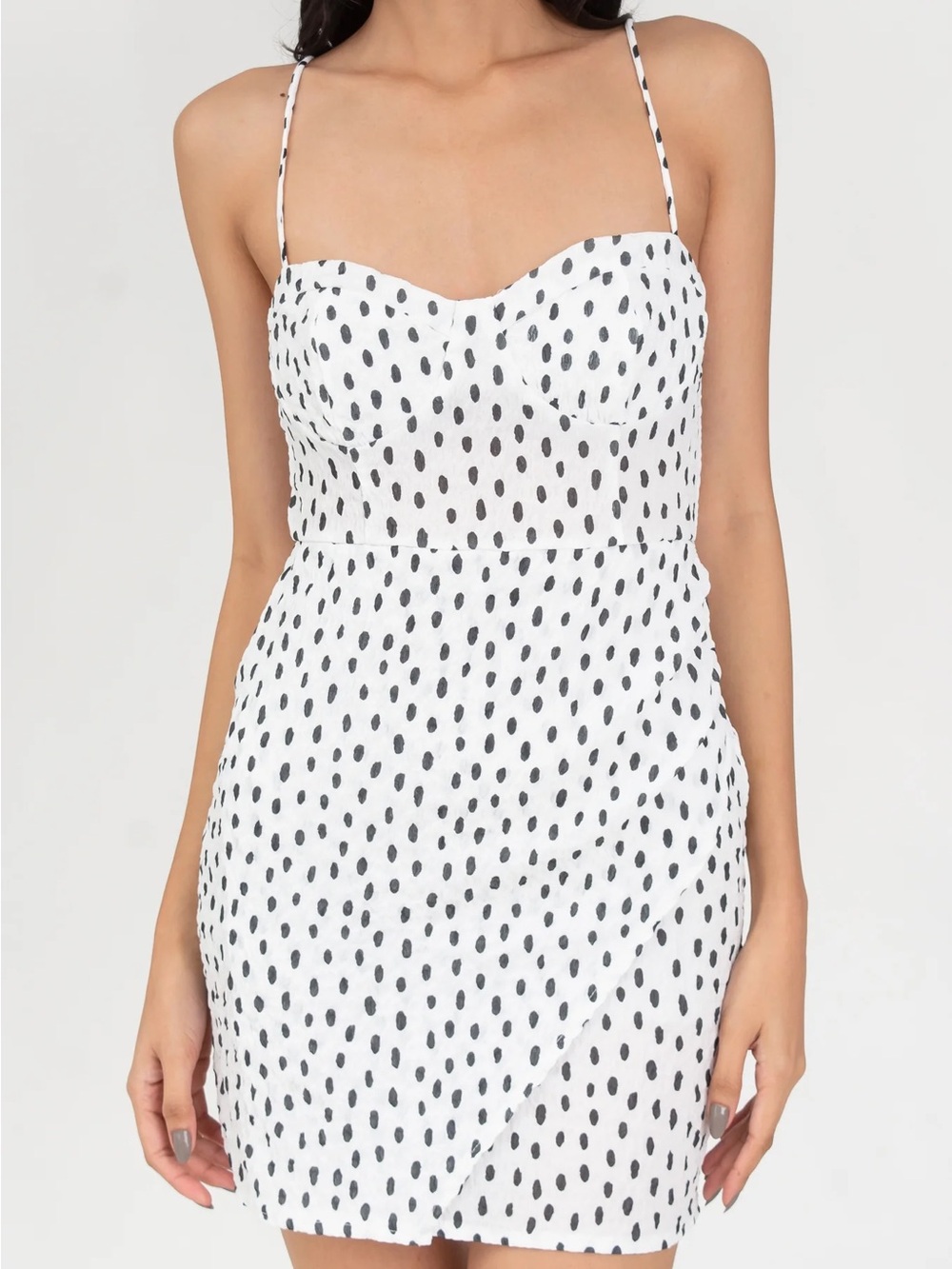 Zara Mini Polka-Dot Dress